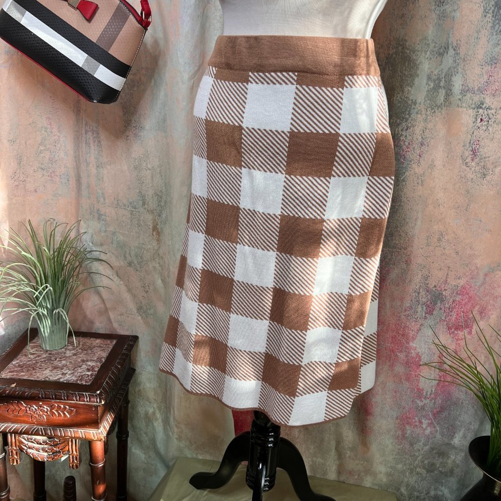 NWOT 📌bpc Selection  Warm and Cosy Viscose Blend Knitted Skirt - Picture 2 of 12